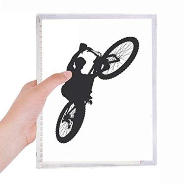 Imagem de Caderno para jogador de bicicleta Sports Ride Jumping com folhas soltas e diário recarregável