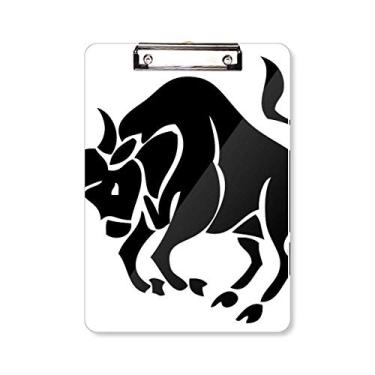 Imagem de Placa de prancheta Constellation Taurus Signo Zodíaco Pasta, Bloco de Escrita Placa de Apoio A4