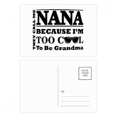 Imagem de Conjunto de cartões postais de aniversário para avós com desenho animado para presente de melhores votos