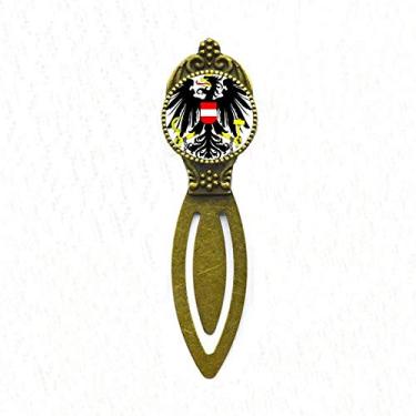 Imagem de Marcador de página retrô com emblema nacional da Áustria