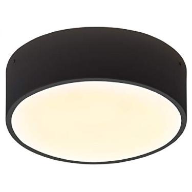 Imagem de Plafon Taschibra Ring Bivolt Preto Fosco