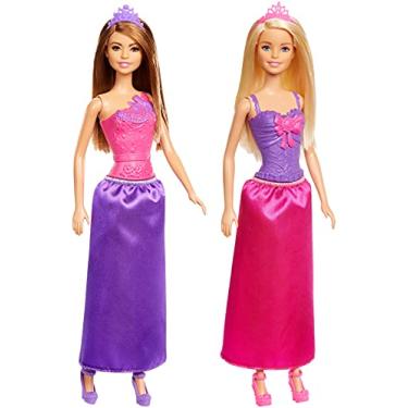 Imagem de Barbie Fantasia Princesas Básicas - Apenas 1 (Uma) Unidade - Não é possível escolher, Multicolorido