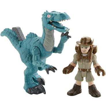Imagem de Fisher-Price Imaginext Jurassic World, Muldoon & Raptor