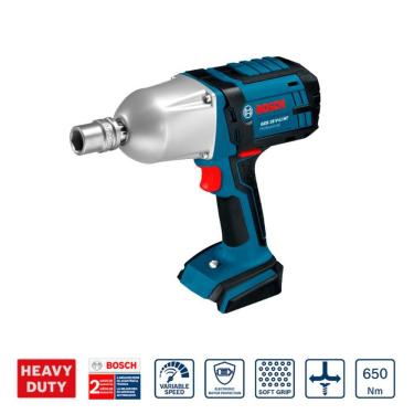 Imagem de Chave de Impacto Bateria 650nm Profissional Bosch GDS 18V-LI 18V
