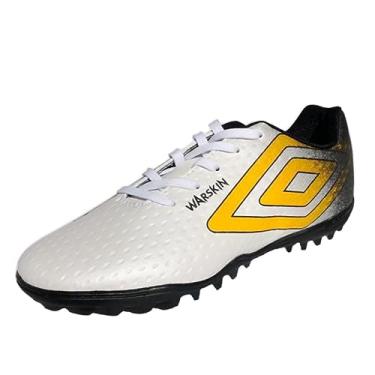 Imagem de Chuteira Umbro Society Warskin Branco e Preto - Masculino - 39 - Preto