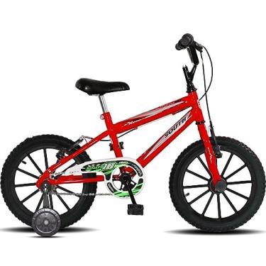 Imagem de Bicicleta Aro 16 Infantil South Ferinha para Meninos - Vermelho