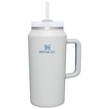 Imagem de Stanley Copo Quencher H2.0 FlowState de aço inoxidável isolado a vácuo com tampa e canudo para água, chá gelado ou café, smoothie e mais, neblina, 1,8 g