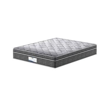 Imagem de Colchão King Size Probel Village D28 com Molas Ensacadas e Pillow Euro 30x193x203cm - Branco/Preto