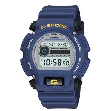 Imagem de Casio Relógio esportivo masculino 'G-Shock' quartzo resina, Azul, Relógio de quartzo, cronógrafo, digital