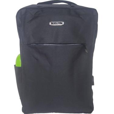 Imagem de Mochila Notebook 15 USB Impermeável Preta A01l