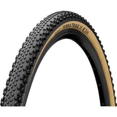 Imagem de Gravel & CX Pneus Terra Trail 700 x 40 Creme Lateral Dobrável Proteção TR + Pimenta Preta