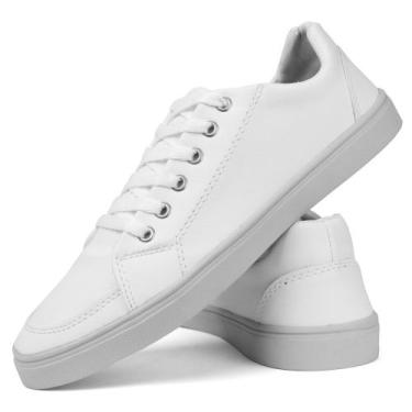 Imagem de Sapatenis Branco Casual Masculino  - Sw Shoes