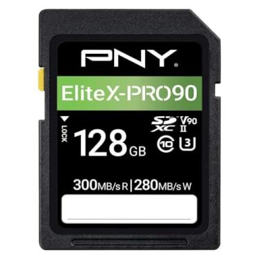 Imagem de PNY Cartão de memória flash SDXC X-PRO 90 Classe 10 U3 V90 UHS-II - 300MB/s, Classe 10, U3, V90, 8K UHD, Full HD, UHS-II, SD de tamanho completo