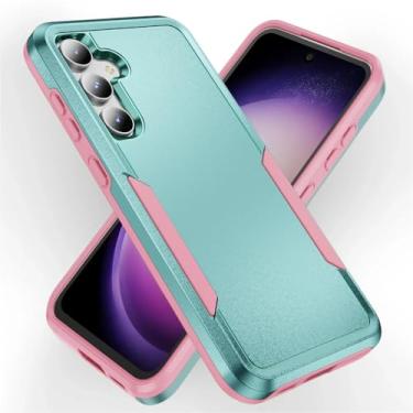 Imagem de Capa traseira de bolsa à prova de choque para Samsung Galaxy S23 FE 5G S24 S22 Plus S21 S20 FE S23 Ultra A35 A55 A15 A14 A54 A53 Acessórios, verde e rosa, para Galaxy S20 Plus