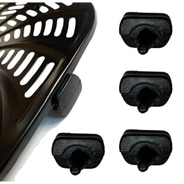 Imagem de Pés de borracha para fritadeiras Gourmia Air Fryer, 4 peças, amortecedores de borracha de silicone atualizados, abas de borracha, pontas de borracha, peças de borracha para bandeja de crimpagem Gourmia Air Fryer