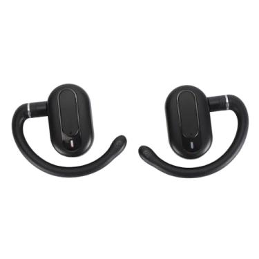 Imagem de Cancelamento de Ruído IPX7 BT V5.4 Fones de Ouvido Intra-auriculares à Prova d'água Ao Ar Livre Com Microfone para Exercícios (Preto)