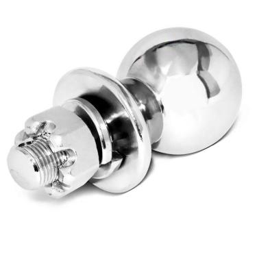 Imagem de Bola de Engate Reboque Cromada de 50mm Esfera Em Aço Universal