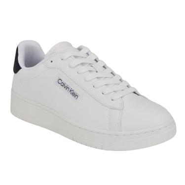 Imagem de Calvin Klein Tênis Horaldo masculino, Branco/Azul marinho, 10