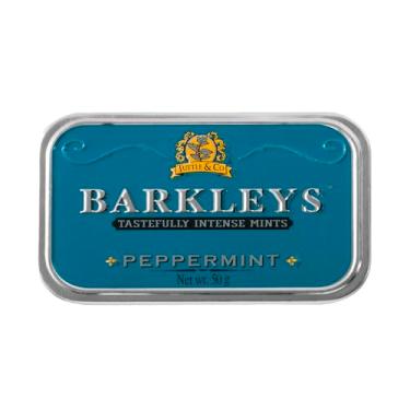 Imagem de Barkleys Peppermint Breath Mints - Breath Mint, Mints Travel Size, After Dinner Mints, Peppermints Breath Freshener, Peppermint Candy in Reusable Classic Travel Tin, Vegan, 1 Pack - 50 Count Each