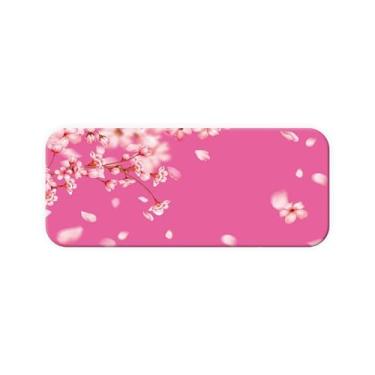 Imagem de Mouse Pad Gamer Flôr de Cerejeira Sakura Cherry Blossom Anime Extra Grande 90x40 costurado (Rosa)