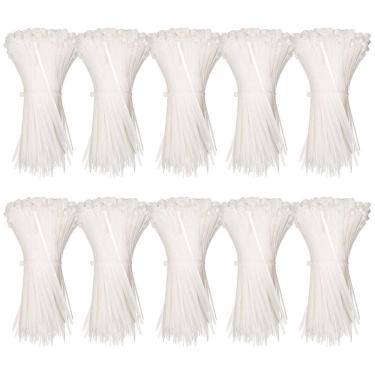 Imagem de Abraçadeira Nylon Enforca Gato 2,5X150Mm Branco Com 1000 Un