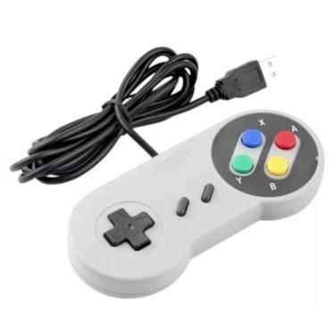 Imagem de Controle joystick USB SUPER NT cinza PC NOTEBOOK
