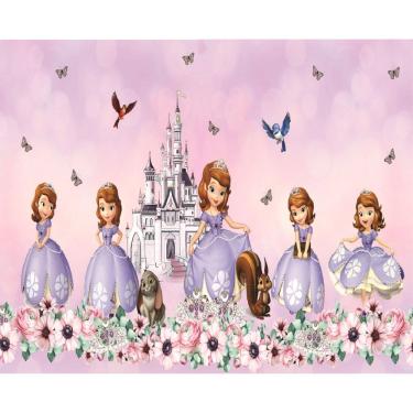 Imagem de Fundo Fotográfico Em Tecido Princesa Sofia 2,20X1,50.
