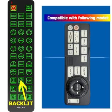 Imagem de Controle remoto de substituição para DVD de entretenimento traseiro Honda Odyssey Touring Elite com tela Ultrawide 39560TK8A21 39560-TK8-A21 2011 2012 2013 2014 2015 2016 2017