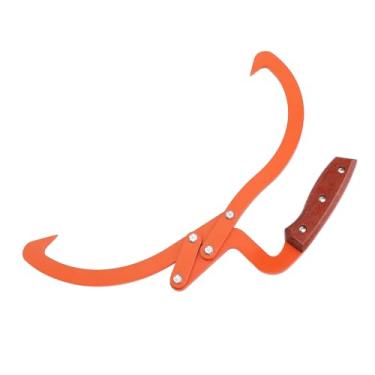 Imagem de Pinças para Derrapagem de Toras Pinças para Toras de Madeira Maciça de Aço de 13,8 Polegadas Pinças para Derrapagem para Toras Pinças de Aço para Arrastar Giratórias para