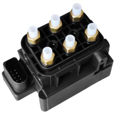 Imagem de PUAMRPTS Bloco de válvula solenoide de compressor de suspensão a ar compatível com veículos Volvo - XC60 2018-2023, XC90 2016-2023 - Substituição # 31360723