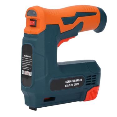 Imagem de Arma de Pregos Alimentada por Bateria, Pistola de Pregos Elétrica Com Pregos, Brad Nailer Sem Fio Pistola de Grampos para Estofados, Carpintaria e Marcenaria