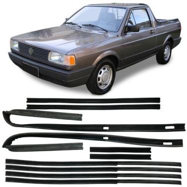 Imagem de Kit Borracha Canaleta Com Pestana New Kar 782360