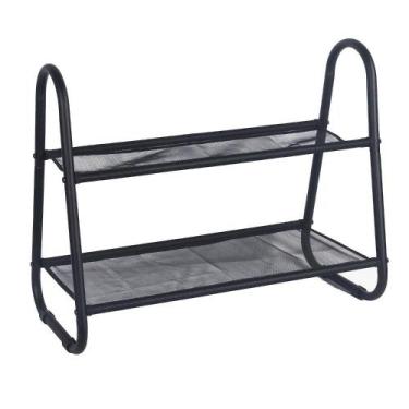 Imagem de Sapateira Metal 2 Andares Preto Just Home Collection