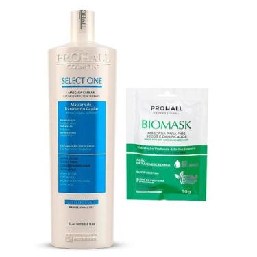 Imagem de Select One Prohall 1L + Máscara Biomask Dose Concentrada 50g - Prohall
