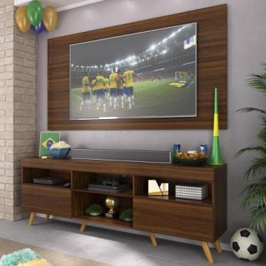 Imagem de Rack c/ Painel TV 65" Retrô Holanda Multimóveis BR3133 Duna/Natural