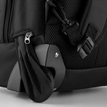 Imagem de Mochila Executiva com Rodinhas e com Alça All Black - Desembrulha