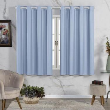 Imagem de Cortina Blackout de PVC 2,00m x 1,30m Azul - Feffo Cortinas