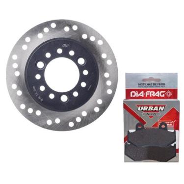 Imagem de Disco de Freio Dianteiro Honda Lead 110 + Pastilhas Diafrag - GP7 / DI