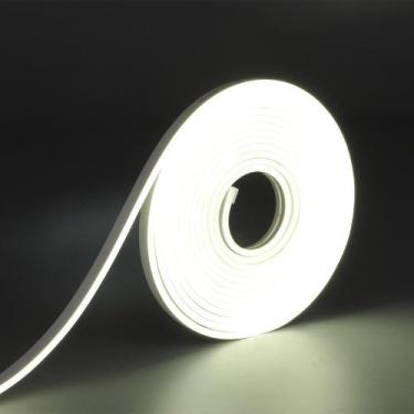 Imagem de Fita LED Neon Flex 8W -  05 metros 12v Com Fonte Bivolt - 120 LED/Metr
