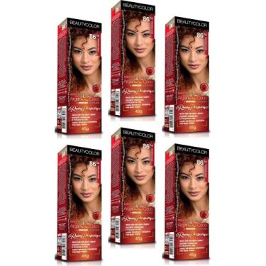 Imagem de Beauty Color Tintura 76.44 RUIVO ABSOLUTO TESTE 45gr (06 Unidades) Cor