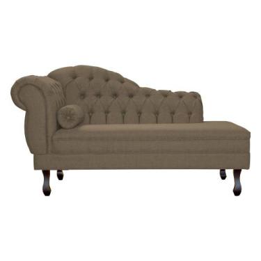 Imagem de Divã Namoradeira Larissa Lado Direito Linho Cores - DS Estofados, CACA