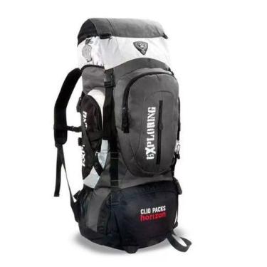 Imagem de Mochila resistente 70l viagem camping trilha pesca impermeável - Clio,