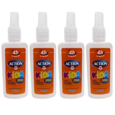 Imagem de Spray Repelente Kids de Insetos com Icaridina 105ml Action, kit4unidad