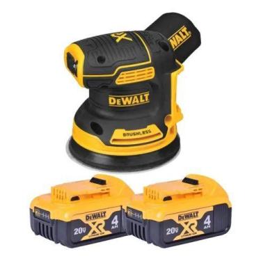 Imagem de Lixadeira Orbital Dewalt Dcw210b 2 Baterias 4.0ah S/carreg