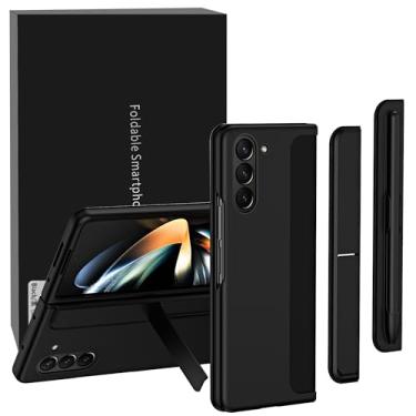 Imagem de Suttkue Capa compatível com Samsung Galaxy Z Fold 6, design de módulo destacável, função de slot S Peen Pen disponível - S Peen, módulo de suporte invisível - preto