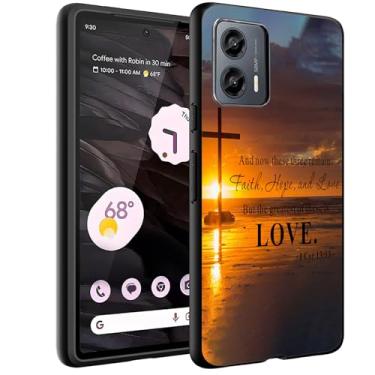 Imagem de Capa para celular Google Pixel 7A, capa ultrafina à prova de arranhões de TPU macio à prova de choque adequada para Google Pixel 7A - Cruz cristã