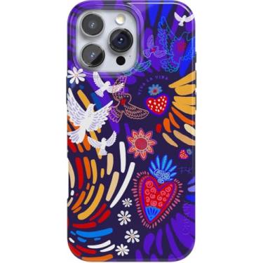 Imagem de Casely Capa para celular de 6,8 polegadas | Viva La Vida | Colagem Frida Kahlo | Design clássico de capa ultrafina