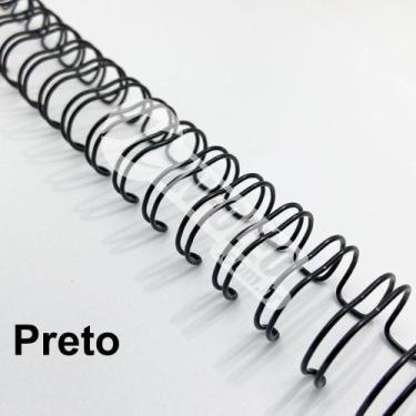 Imagem de Wire-o Espiral 1 1/4" Preto 2:1 23 anéis - 2 unidades
