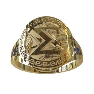 Imagem de Anel de Formatura Engenharia da Computação em Ouro 18K - Vieira Cruz J