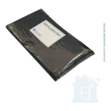 Imagem de Saco De Lixo 60L Preto Resistente 100Un - HIGIPACK